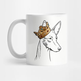 Ibizan Hound Dog King Queen Wearing Crown Mug